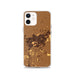 Custom Walla Walla Washington Map iPhone 12 Phone Case in Ember