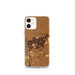 Custom Walla Walla Washington Map iPhone 12 mini Phone Case in Ember