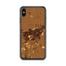 Custom Walla Walla Washington Map Phone Case in Ember