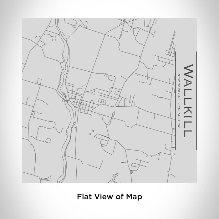 Wallkill - New York Engraved Map Tumbler — JACE Maps