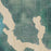 Walloon Lake Michigan Map Print in Afternoon Style Zoomed In Close Up Showing Details