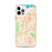 Custom Walnut Creek California Map iPhone 12 Pro Max Phone Case in Watercolor