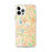 Custom Waltham Massachusetts Map iPhone 12 Pro Max Phone Case in Watercolor