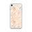 Custom Warner Robins Georgia Map iPhone SE Phone Case in Watercolor