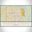 Warner Robins Georgia Map Print Landscape Orientation in Woodblock Style With Shaded Background