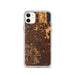 Custom Warren Ohio Map Phone Case in Ember