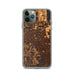 Custom Warren Ohio Map Phone Case in Ember