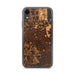 Custom Warren Ohio Map Phone Case in Ember