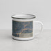 Right View Custom Warren Pennsylvania Map Enamel Mug in Afternoon