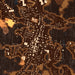 Warrenton North Carolina Map Print in Ember Style Zoomed In Close Up Showing Details