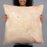 Person holding 22x22 Custom Warrenton North Carolina Map Throw Pillow in Watercolor
