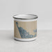 Front View Custom Warrenton Oregon Map Enamel Mug in Afternoon