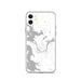 Custom iPhone 11 Warsaw Missouri Map Phone Case in Classic