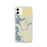 Custom iPhone 11 Warsaw Missouri Map Phone Case in Woodblock
