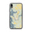 Custom iPhone XR Warsaw Missouri Map Phone Case in Woodblock