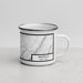 Right View Custom Warwick New York Map Enamel Mug in Classic