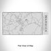 Rendered View of Warwick New York Map Engraving on 17oz Stainless Steel Insulated Cola Bottle