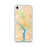 Custom Washington D.C. Map iPhone SE Phone Case in Watercolor