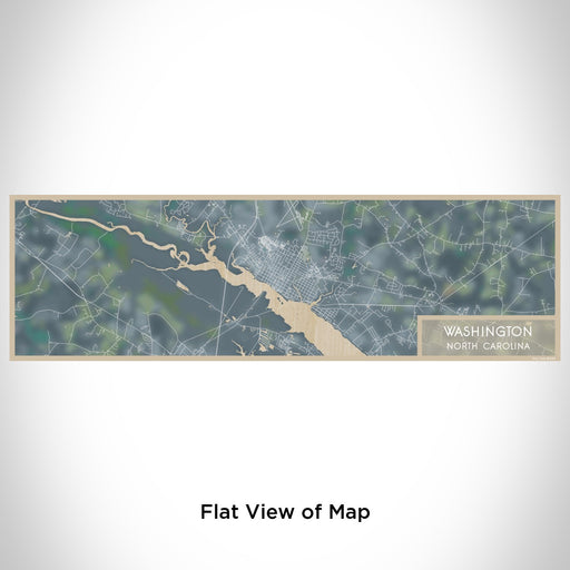 Flat View of Map Custom Washington North Carolina Map Enamel Mug in Afternoon