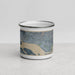 Front View Custom Washougal Washington Map Enamel Mug in Afternoon
