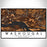 Washougal Washington Map Print Landscape Orientation in Ember Style With Shaded Background