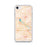 Custom Waterloo Iowa Map iPhone SE Phone Case in Watercolor