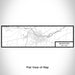 Flat View of Map Custom Watertown New York Map Enamel Mug in Classic