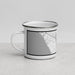 Left View Custom Watsonville California Map Enamel Mug in Classic