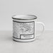 Right View Custom Watsonville California Map Enamel Mug in Classic