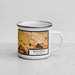 Right View Custom Watsonville California Map Enamel Mug in Ember