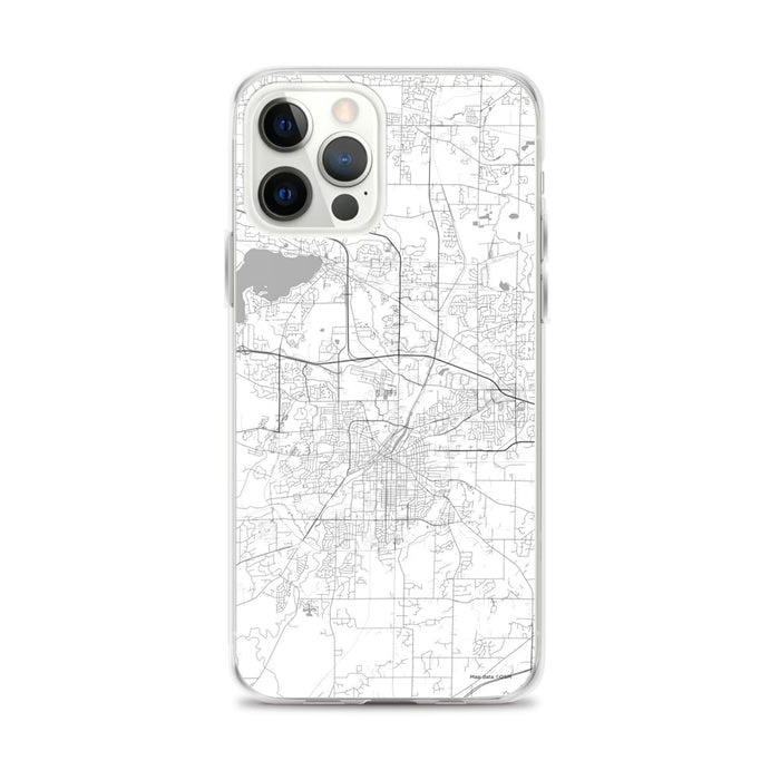 Custom Waukesha Wisconsin Map iPhone 12 Pro Max Phone Case in Classic