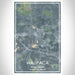 Waupaca Wisconsin Map Print Portrait Orientation in Afternoon Style With Shaded Background