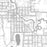 Waupaca Wisconsin Map Print in Classic Style Zoomed In Close Up Showing Details