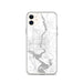 Custom iPhone 11 Wausau Wisconsin Map Phone Case in Classic
