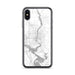 Custom iPhone X/XS Wausau Wisconsin Map Phone Case in Classic