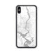 Custom iPhone XS Max Wausau Wisconsin Map Phone Case in Classic