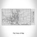 Rendered View of Wausau Wisconsin Map Engraving on 17oz Stainless Steel Insulated Cola Bottle