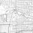 Wauwatosa Wisconsin Map Print in Classic Style Zoomed In Close Up Showing Details