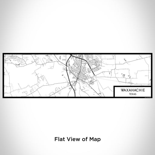 Flat View of Map Custom Waxahachie Texas Map Enamel Mug in Classic