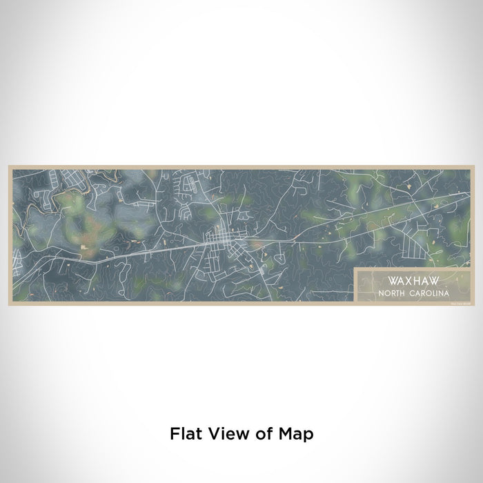 Flat View of Map Custom Waxhaw North Carolina Map Enamel Mug in Afternoon