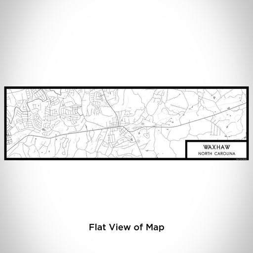 Flat View of Map Custom Waxhaw North Carolina Map Enamel Mug in Classic