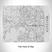 Rendered View of Wayzata Minnesota Map Engraving on 20oz Stainless Steel Insulated Bottle with Bamboo Top