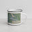 Right View Custom Weatherford Texas Map Enamel Mug in Afternoon