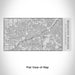Rendered View of Webster Groves St. Louis Map Engraving on 17oz Stainless Steel Insulated Cola Bottle