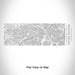 Rendered View of Webster Groves St. Louis Map Engraving on 10oz Stainless Steel Insulated Cup with Sliding Lid in White