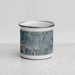 Front View Custom Weiser Idaho Map Enamel Mug in Afternoon