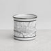 Front View Custom Weiser Idaho Map Enamel Mug in Classic