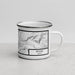 Right View Custom Weiser Idaho Map Enamel Mug in Classic