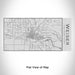 Rendered View of Weiser Idaho Map Engraving on 17oz Stainless Steel Insulated Cola Bottle