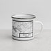 Right View Custom Weiss Lake Alabama Map Enamel Mug in Classic